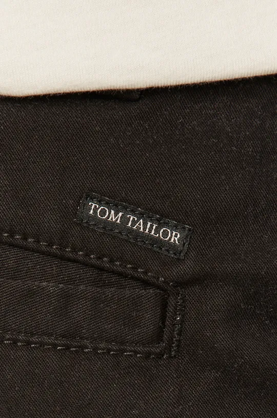 czarny Tom Tailor - Spodnie