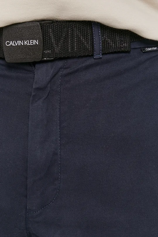 granatowy Calvin Klein Spodnie