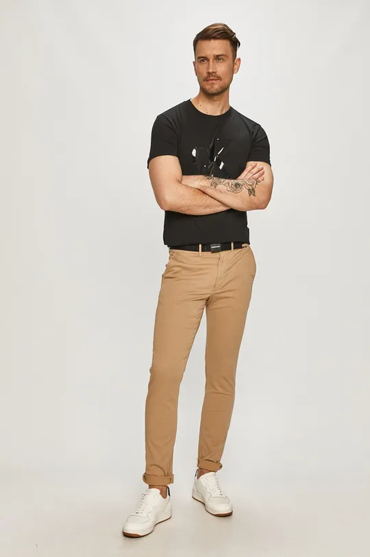 Calvin Klein Spodnie beżowy