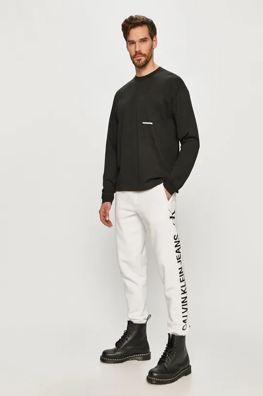 Calvin Klein Jeans - Spodnie J30J318306.4891 biały