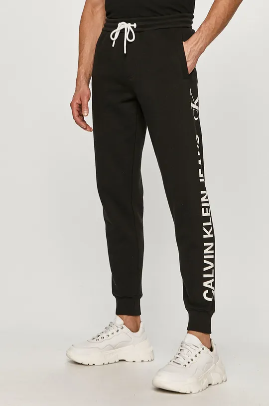 czarny Calvin Klein Jeans - Spodnie J30J318306.4891 Męski
