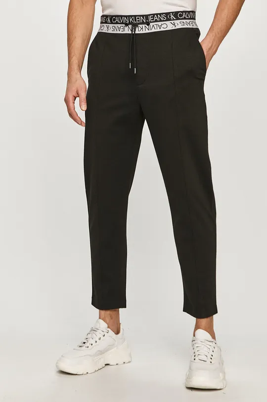 czarny Calvin Klein Jeans - Spodnie J30J317199.4891 Męski