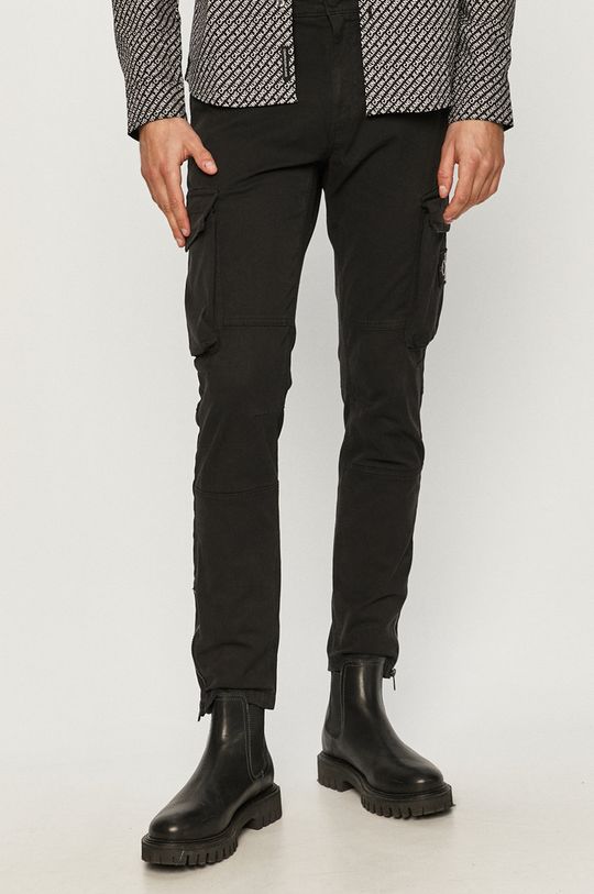 czarny Calvin Klein Jeans - Spodnie Męski