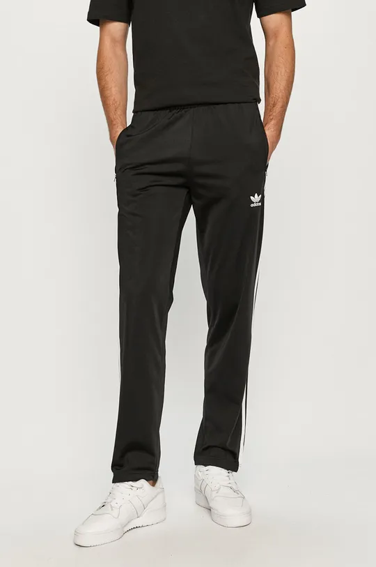 czarny adidas Originals - Spodnie GN3517 Adicolor Classics Firebird Primeblue Track Pants Męski