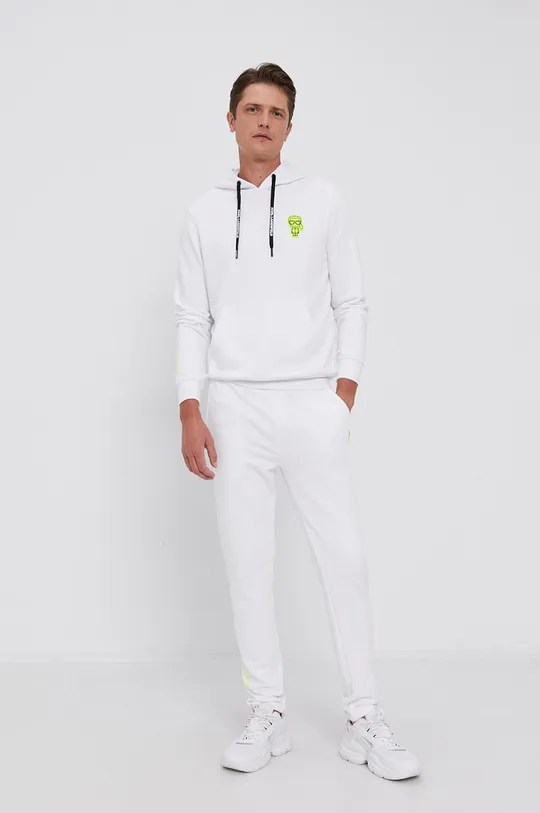 Παντελόνι Karl Lagerfeld λευκό
