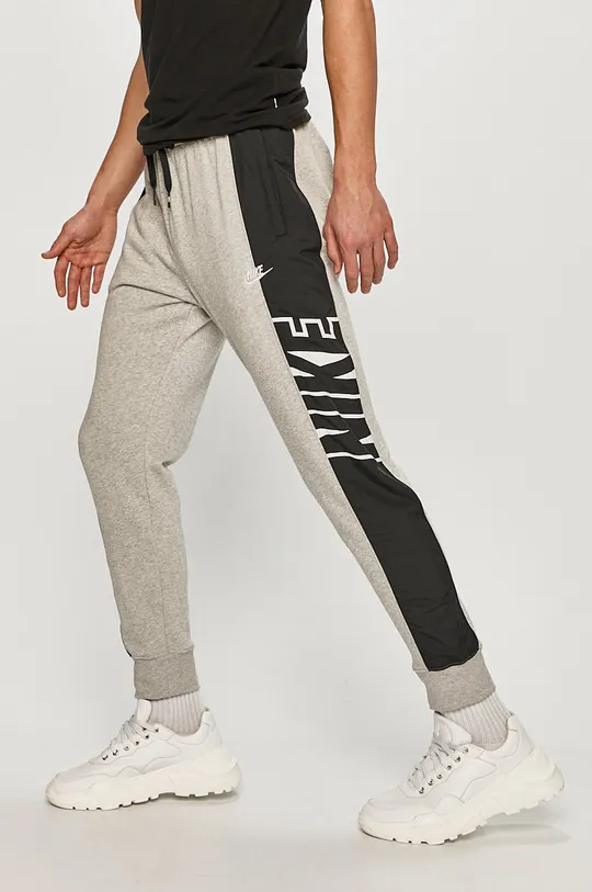 szary Nike Sportswear - Spodnie Męski