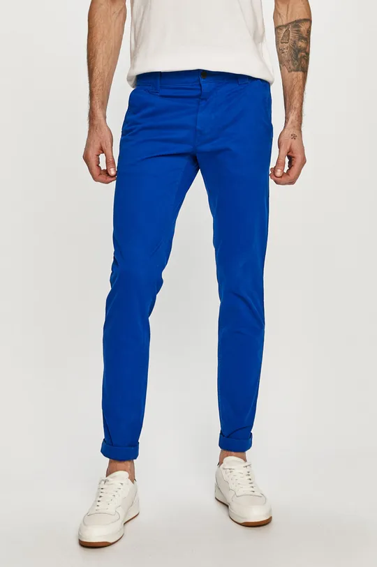 niebieski Tommy Jeans - Spodnie DM0DM09595.4891 Męski