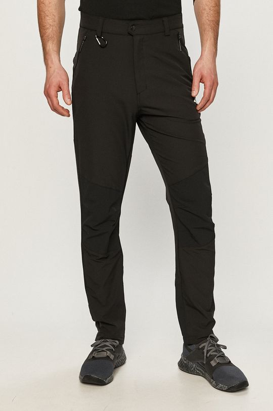 negru 4F Pantaloni De bărbați