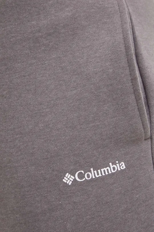 szary Columbia spodnie dresowe CSC Logo