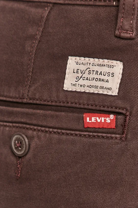 bordowy Levi's - Spodnie