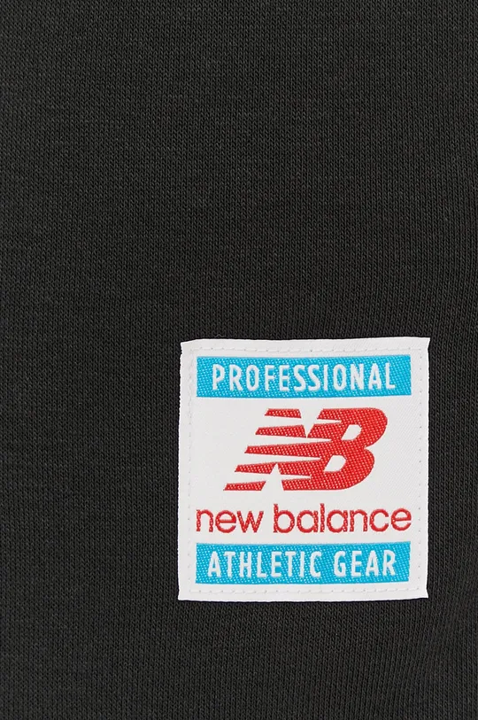 czarny New Balance Spodnie MP11504BK