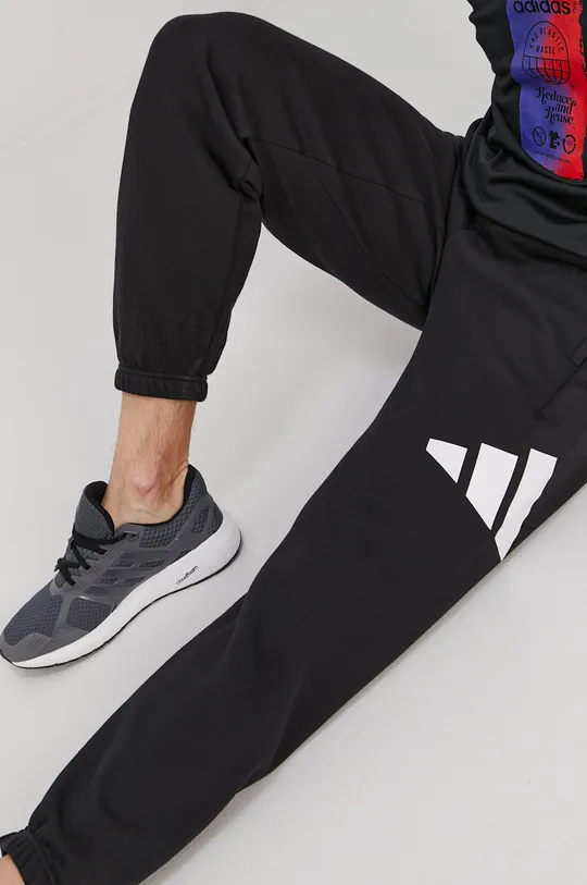 czarny adidas Performance Spodnie GQ6213 Męski