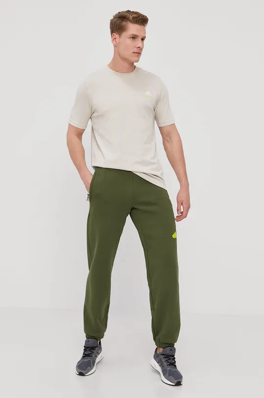 adidas Performance Spodnie GQ8915 zielony