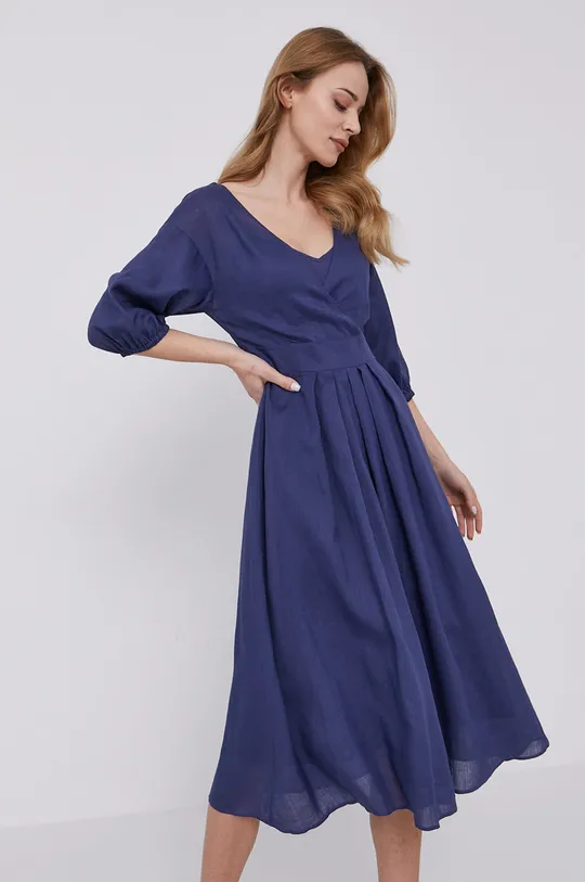 тёмно-синий Платье MAX&Co. Женский