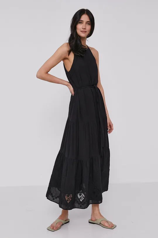 Desigual Sukienka 21SWVW16 czarny