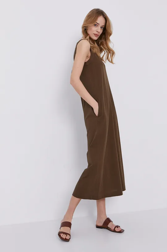 Max Mara Leisure sukienka brązowy