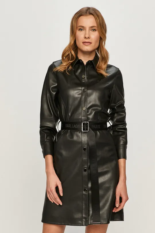 czarny Karl Lagerfeld - Sukienka 210W1309 Damski