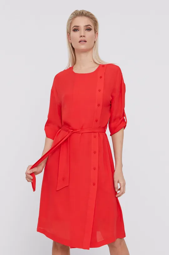 czerwony Karl Lagerfeld Sukienka 211W1302 Damski