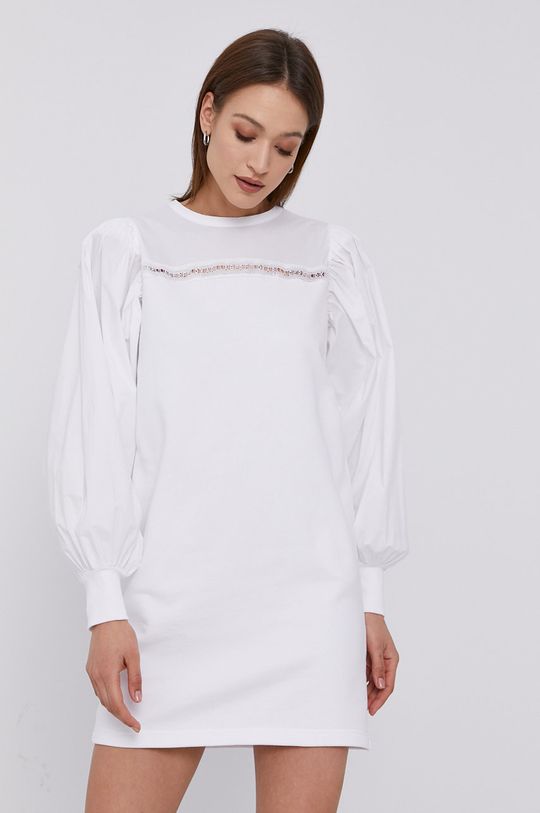 biały Karl Lagerfeld Sukienka 211W1360 Damski