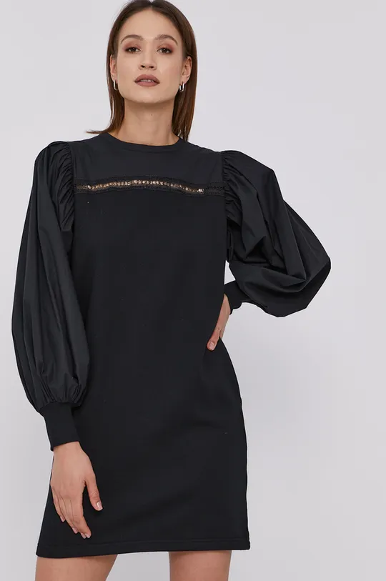 czarny Karl Lagerfeld Sukienka 211W1360 Damski