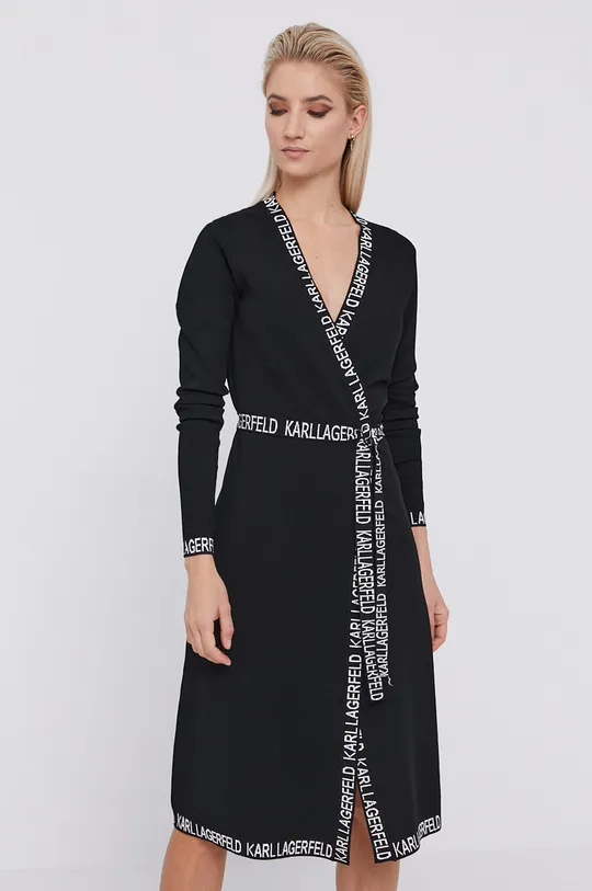 Karl Lagerfeld Sukienka 211W1363 czarny