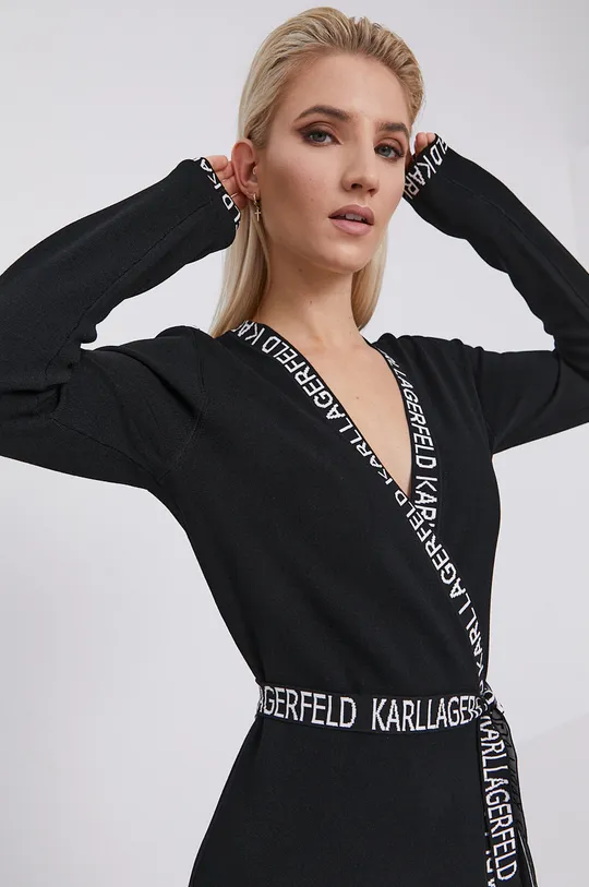 czarny Karl Lagerfeld Sukienka 211W1363
