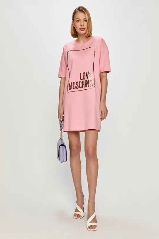 Love Moschino - Платье розовый