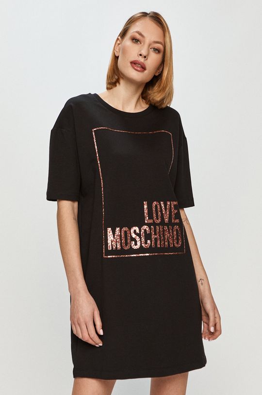 černá Love Moschino - Šaty Dámský