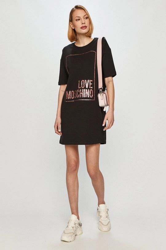 Love Moschino - Sukienka czarny