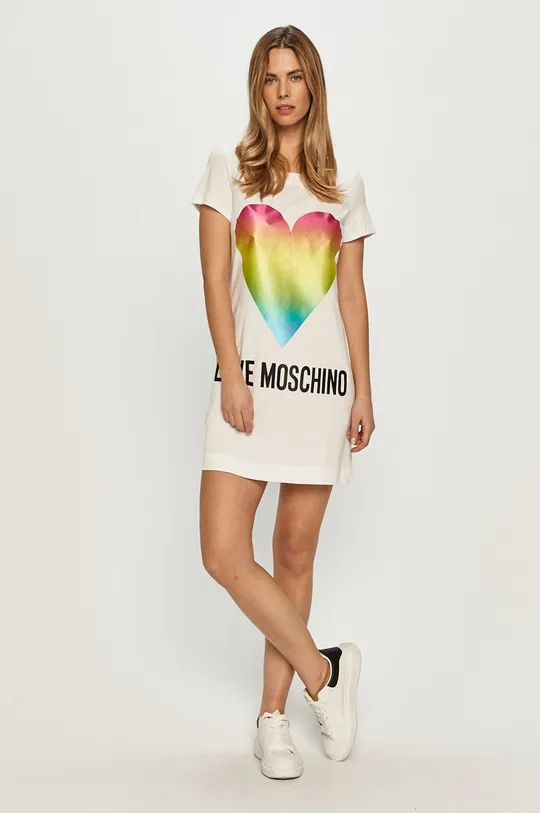 Love Moschino Šaty biela