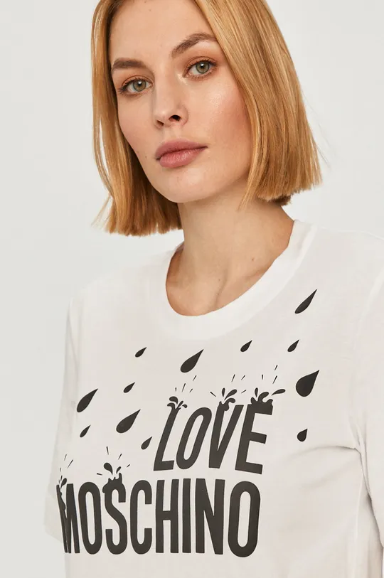 biały Love Moschino - Sukienka