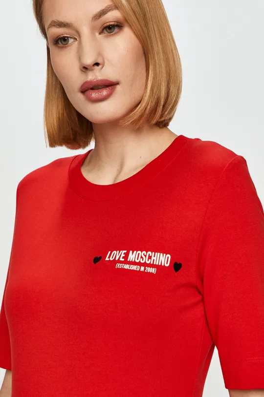 červená Love Moschino - Šaty