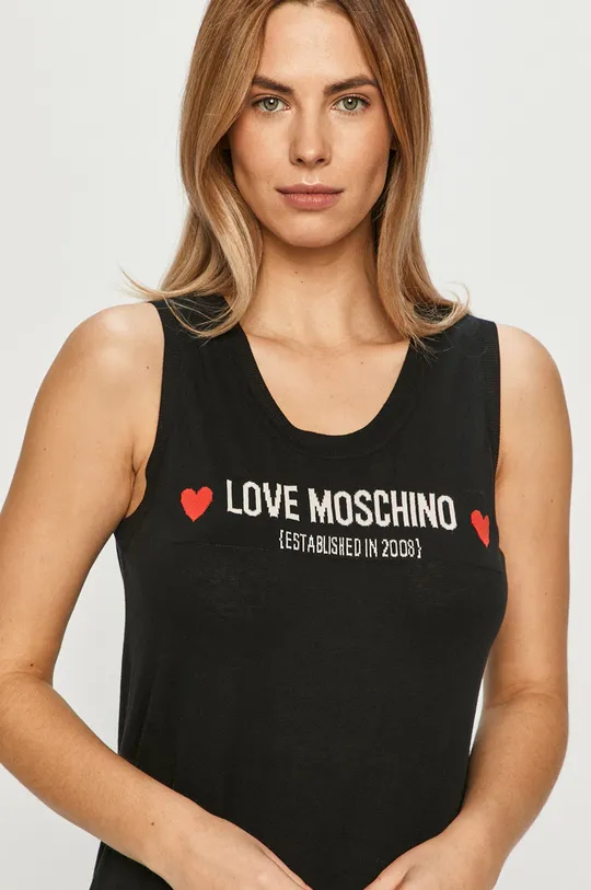 czarny Love Moschino - Sukienka