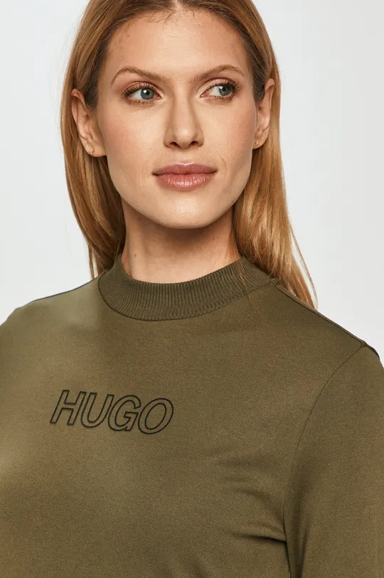 зелёный Hugo - Платье