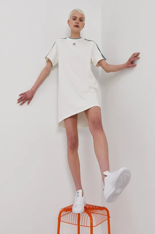 білий Сукня adidas Originals Жіночий