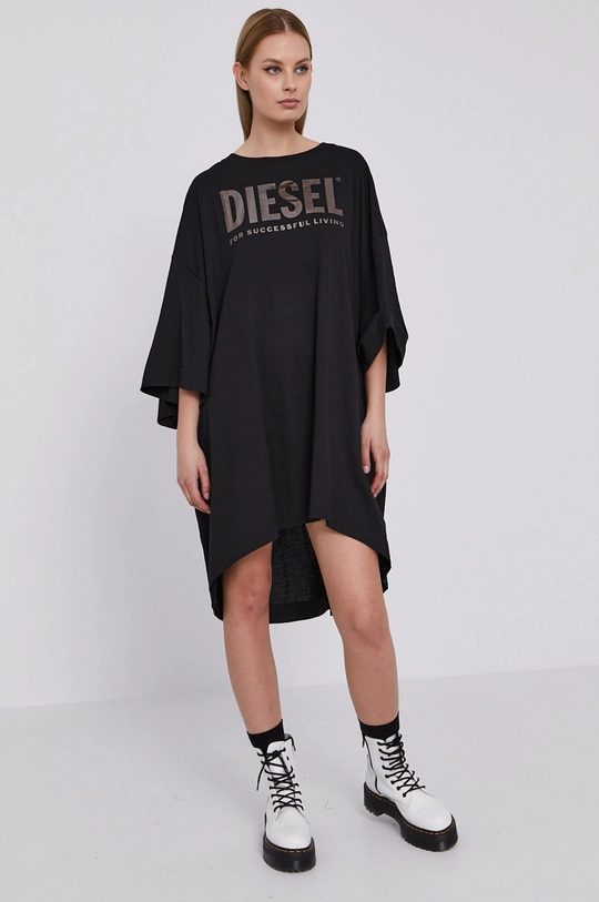 чёрный Платье Diesel Женский