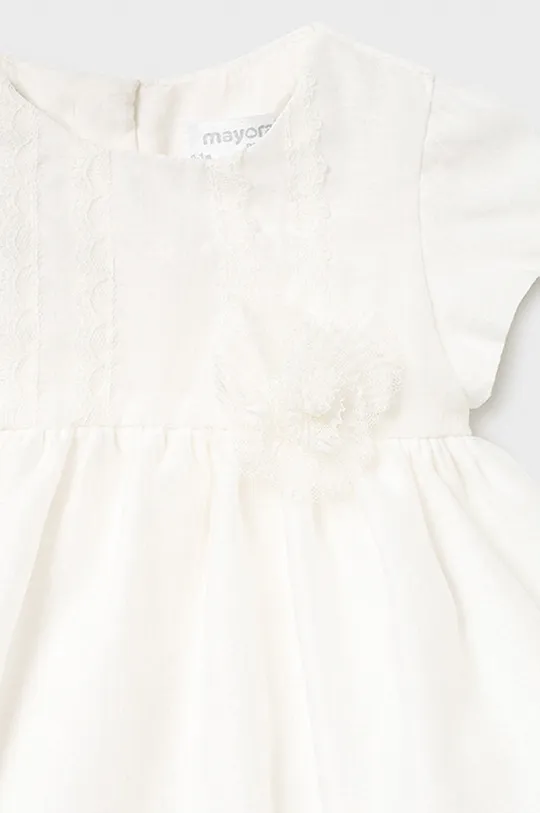 Mayoral Newborn - Dievčenské šaty 60-86 cm béžová