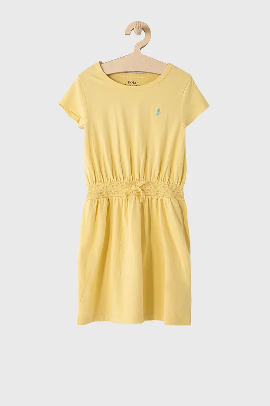 жовтий Дитяча сукня Polo Ralph Lauren Для дівчаток