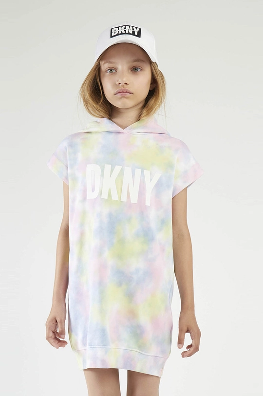 multicolor Dkny sukienka dziecięca D32780.156.162 Dziewczęcy