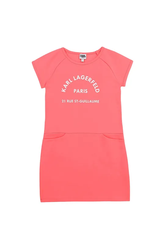 różowy Karl Lagerfeld - Sukienka dziecięca Z12171.102.108 Dziewczęcy