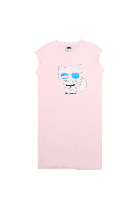 рожевий Karl Lagerfeld - Дитяча сукня Для дівчаток
