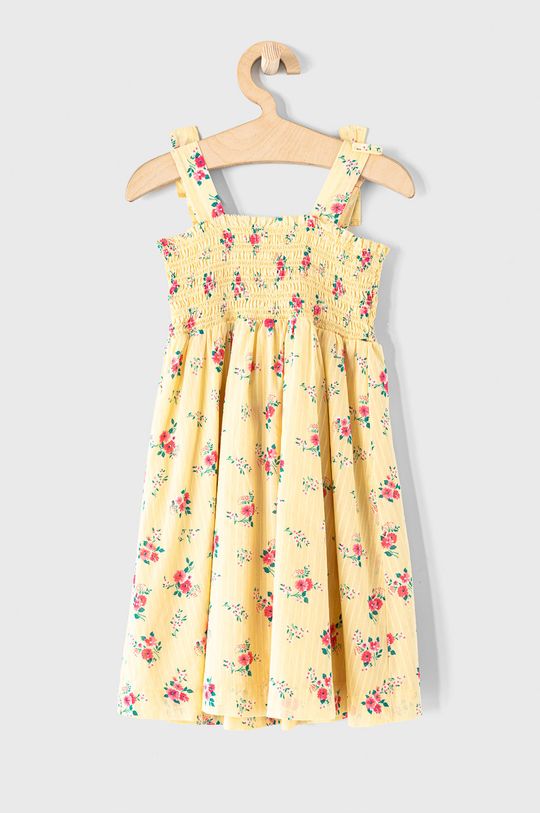 GAP - Dievčenské šaty 74-110 cm svetložltá