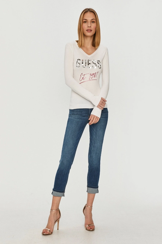 Guess - Sweter biały