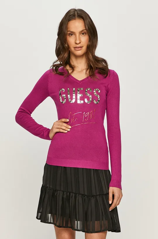 fioletowy Guess - Sweter Damski
