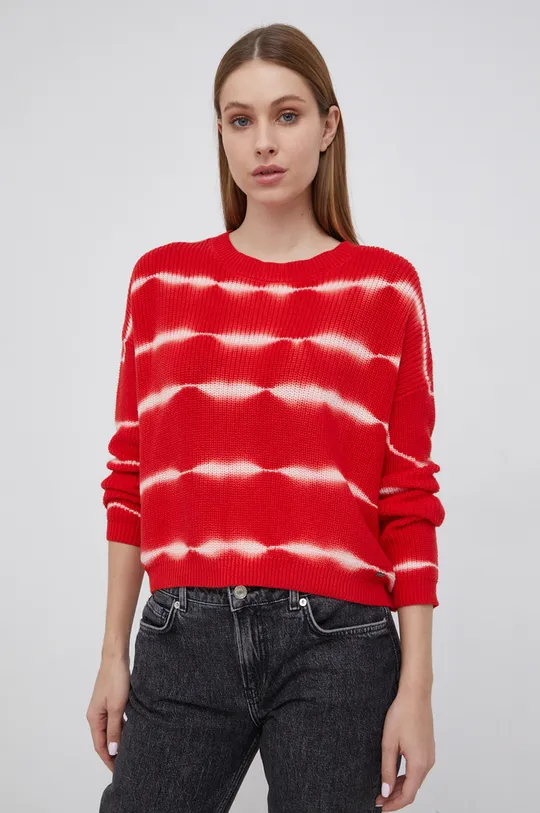 κόκκινο Βαμβακερό πουλόβερ Pepe Jeans OLGA