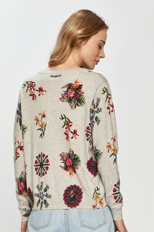 Desigual - Sweter 21SWJF67 48 % Bawełna, 33 % Modakryl, 19 % Poliamid