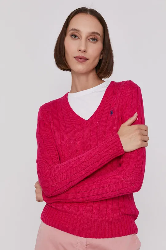 rózsaszín Polo Ralph Lauren pulóver Női
