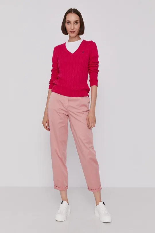Polo Ralph Lauren pulóver rózsaszín