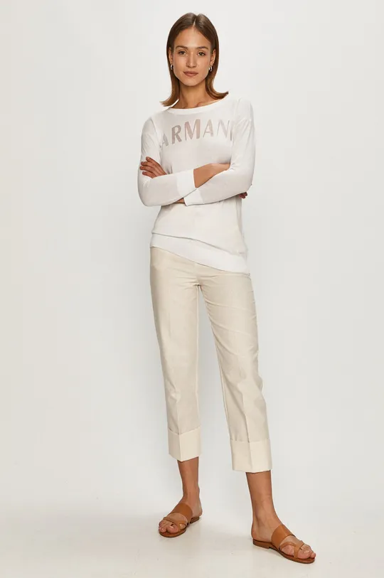 Armani Exchange Sweter 3KYM1Q.YMQ2Z biały