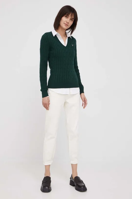 Gant Sweter 480022 zielony